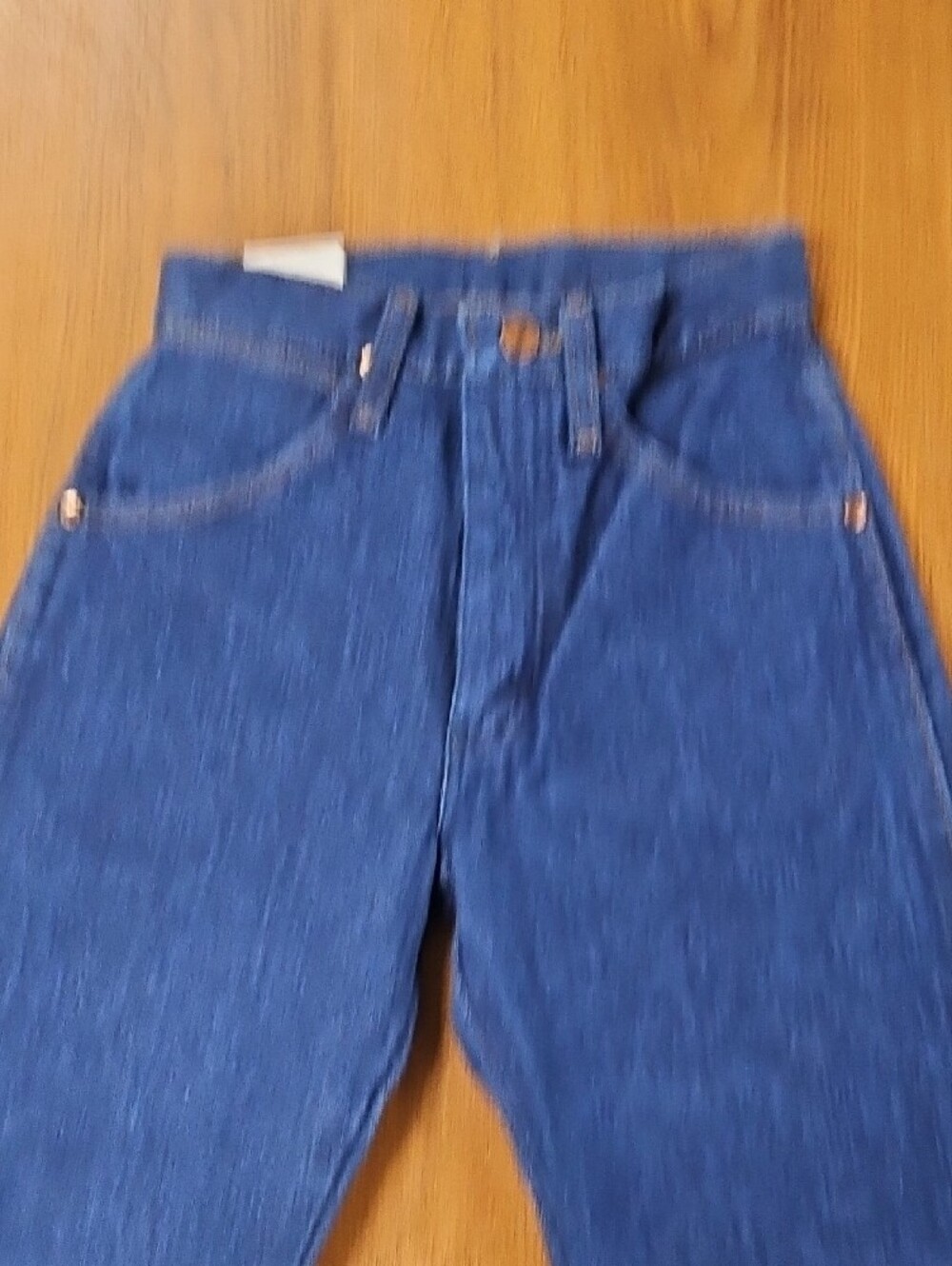 Wrangler Cowboy Cut Slim Fit Jeans - Blue Denim 00X34 - Picture 4 of 5